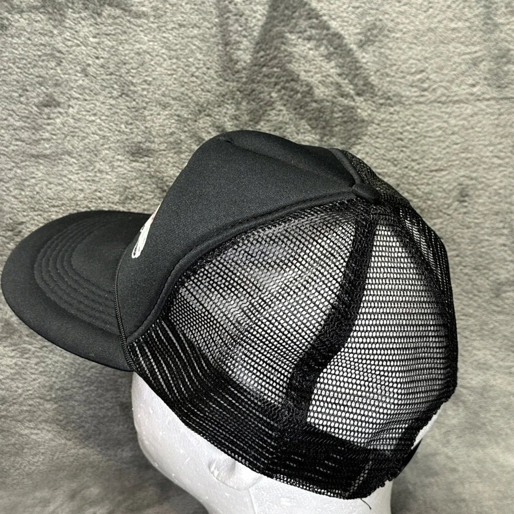 Vintage Trucker Mesh Hat Jenkins Chrysler Black Capital‎ Caps Snap Back